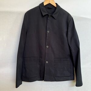 COS Black Men's Shirt Utility Jacket